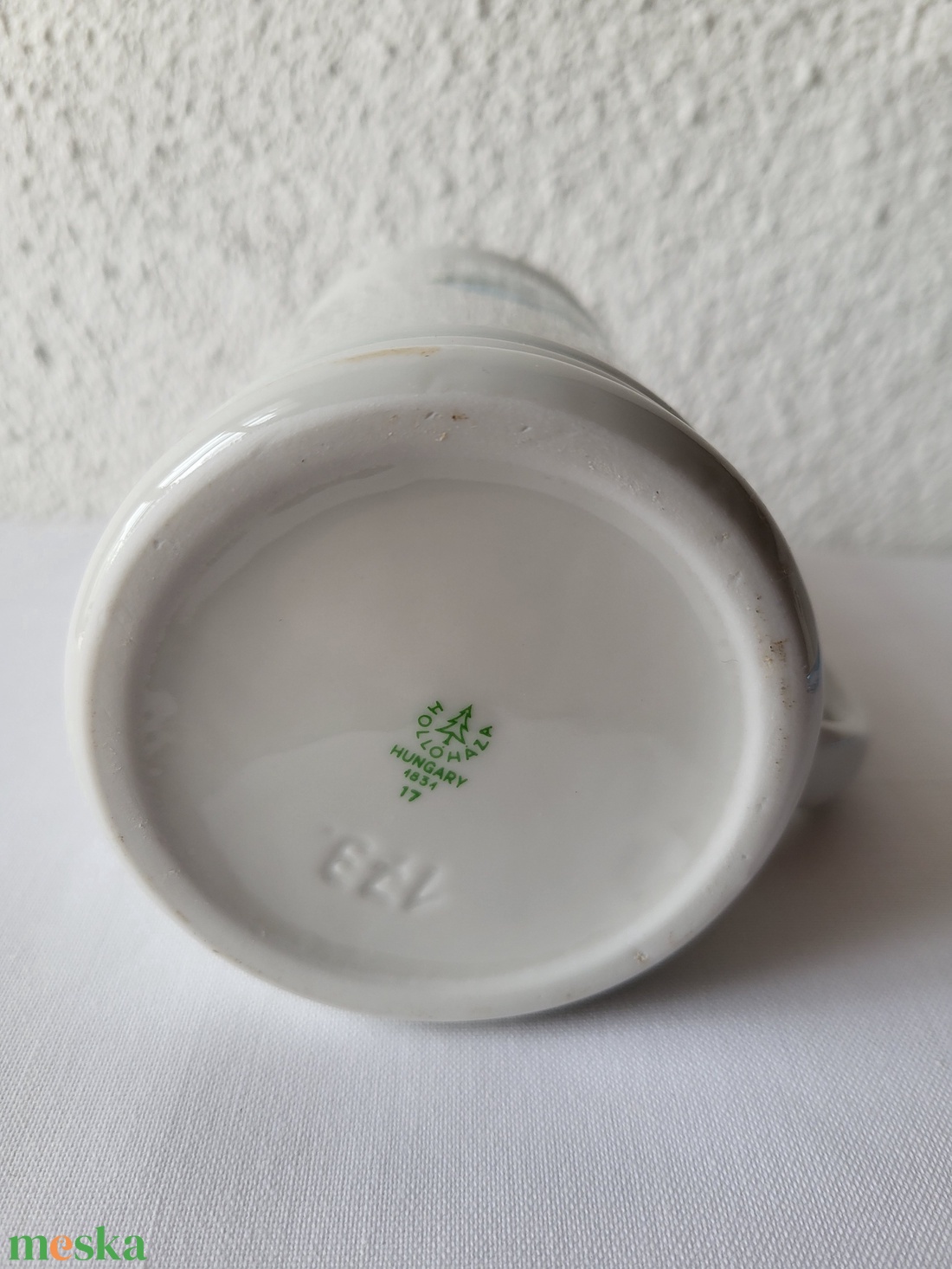 Hollóházi porcelán_söröskorsó_Hévíz - otthon & életmód - dekoráció - dísztárgy - Meska.hu