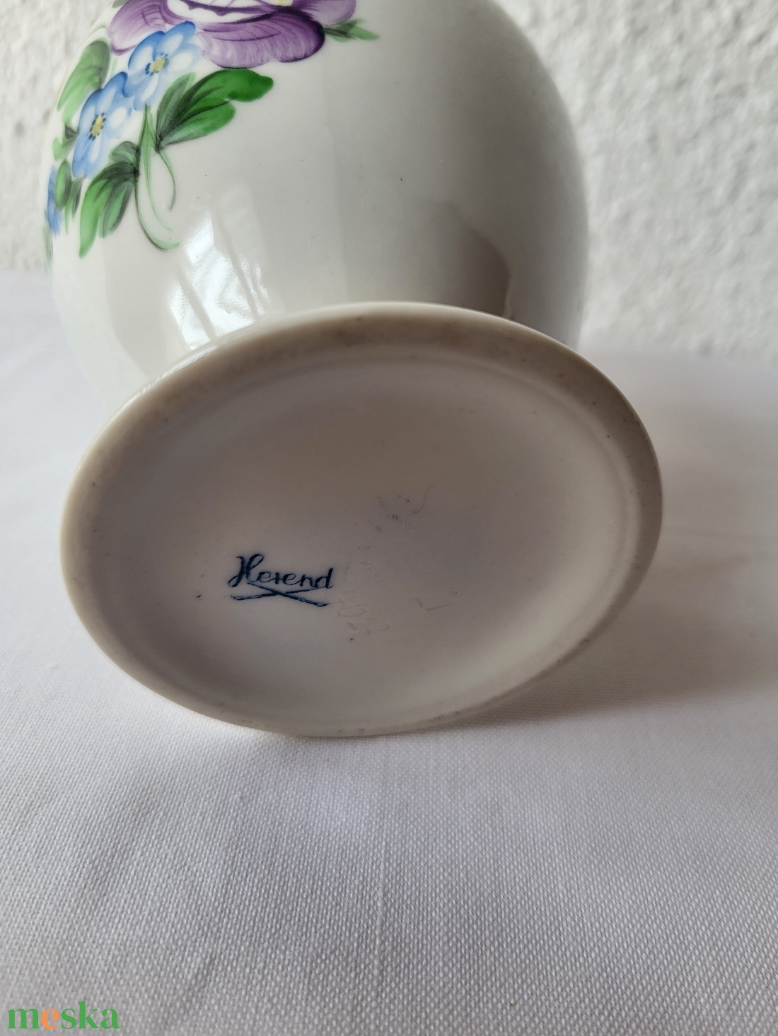 Herendi porcelán_árvácska mintás váza - otthon & életmód - virágdekoráció - virágtartó - váza - Meska.hu