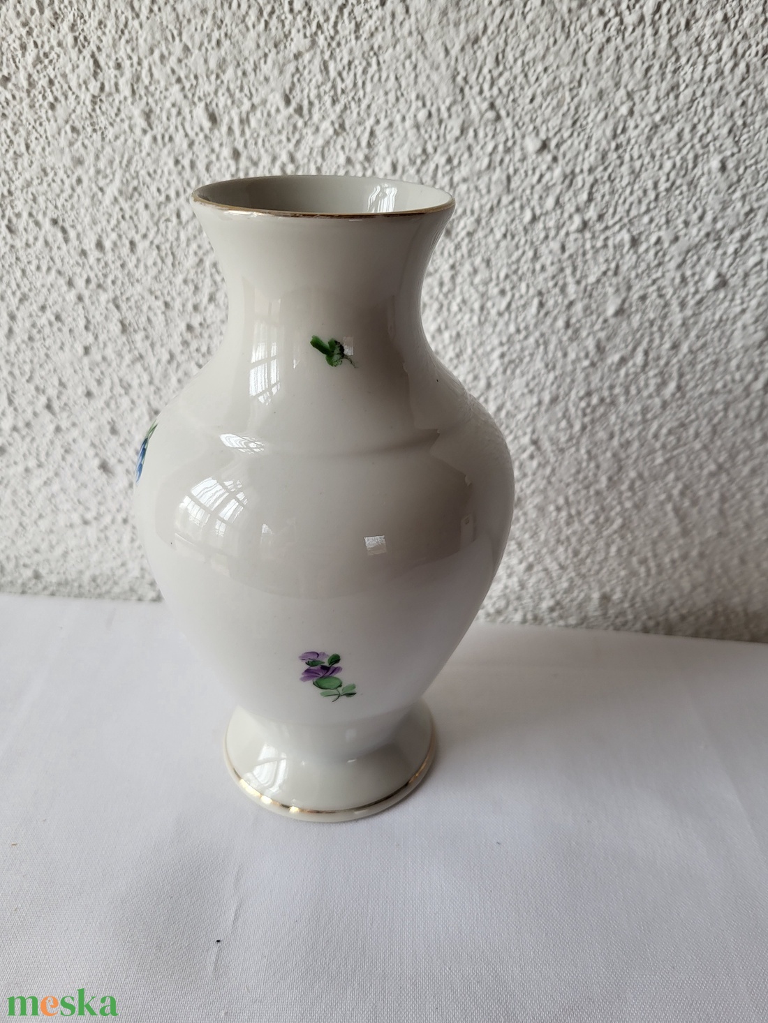 Herendi porcelán_árvácska mintás váza - otthon & életmód - virágdekoráció - virágtartó - váza - Meska.hu