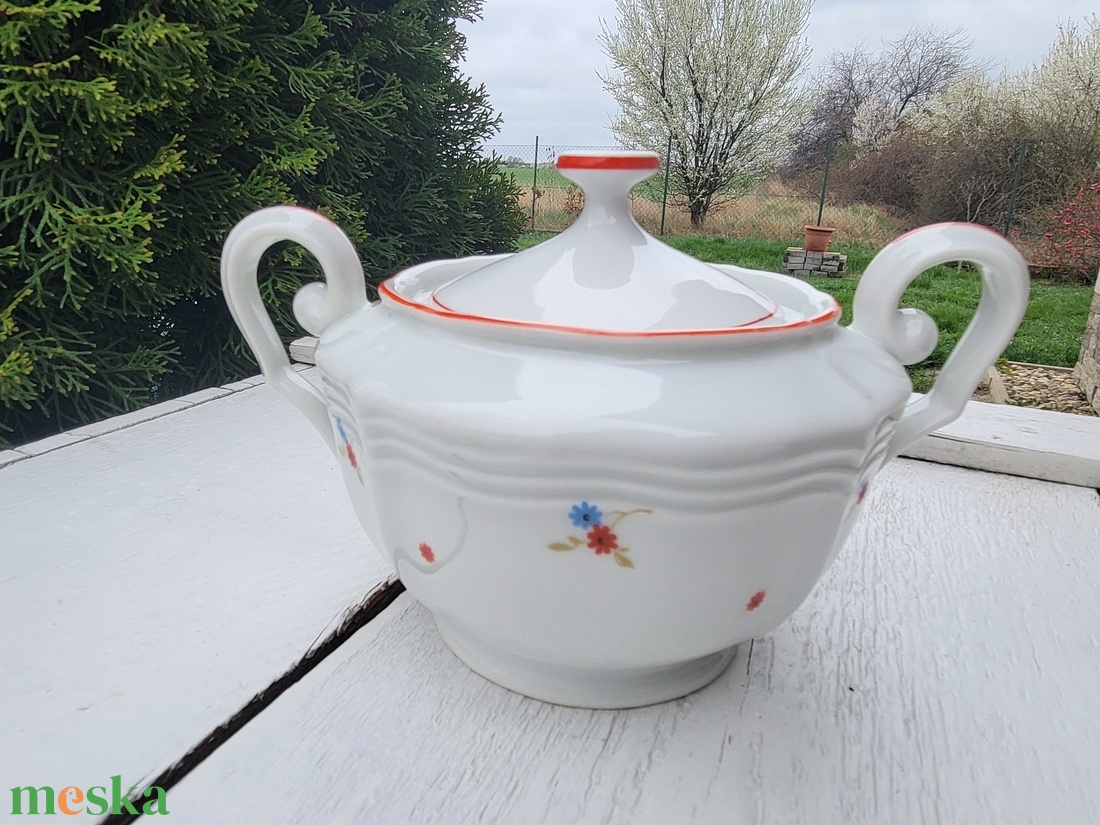 Vintage RFH csehszlovák Sudetenland cukortartó, bonbonier - otthon & életmód - konyhafelszerelés, tálalás - konyhai tárolás - fűszertartó - Meska.hu