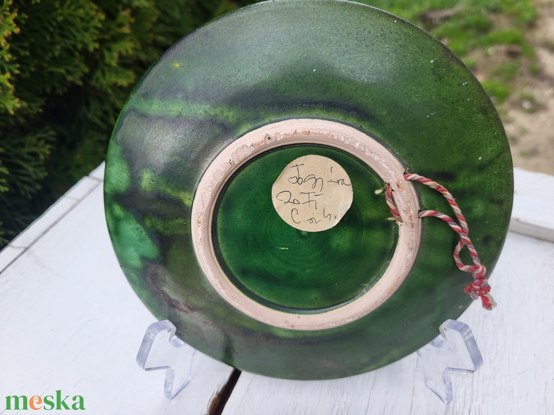 Vintage, ritka halas kerámia falitányér - otthon & életmód - dekoráció - fali és függő dekoráció - falra akasztható dekor - Meska.hu