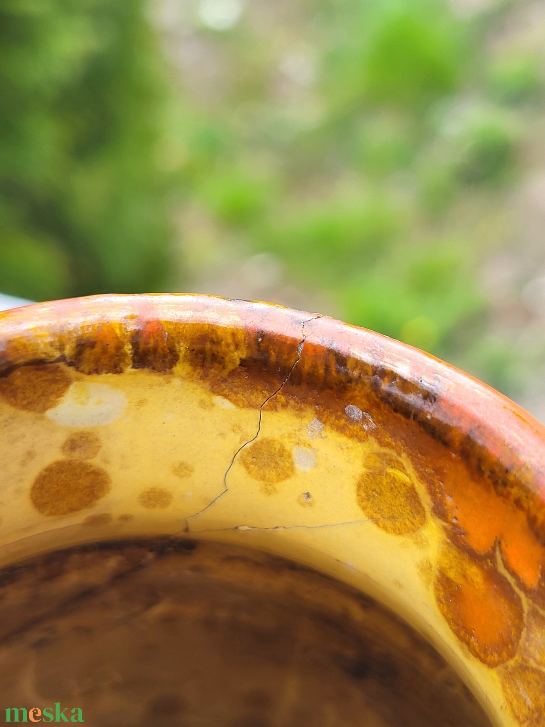 Retro, vintage Tófej kerámia váza_nagyméretű - otthon & életmód - virágdekoráció - virágtartó - váza - Meska.hu