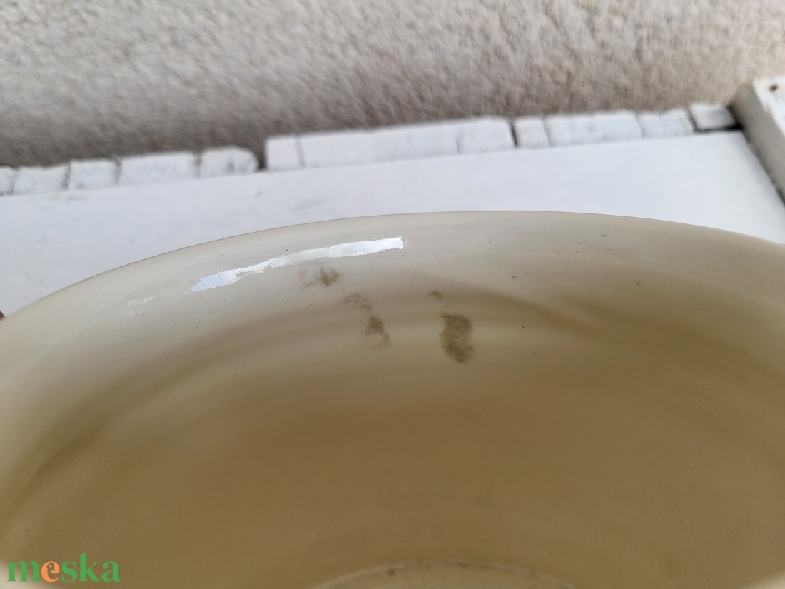 Gránit kékvirágos sótartó_ritka! - otthon & életmód - konyhafelszerelés, tálalás - konyhai tárolás - fűszertartó - Meska.hu