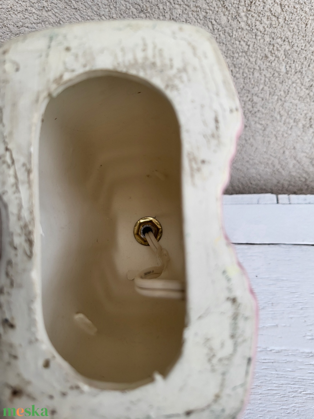 Retro, vintage kerámia lámpatest - otthon & életmód - lámpa - asztali lámpa - Meska.hu