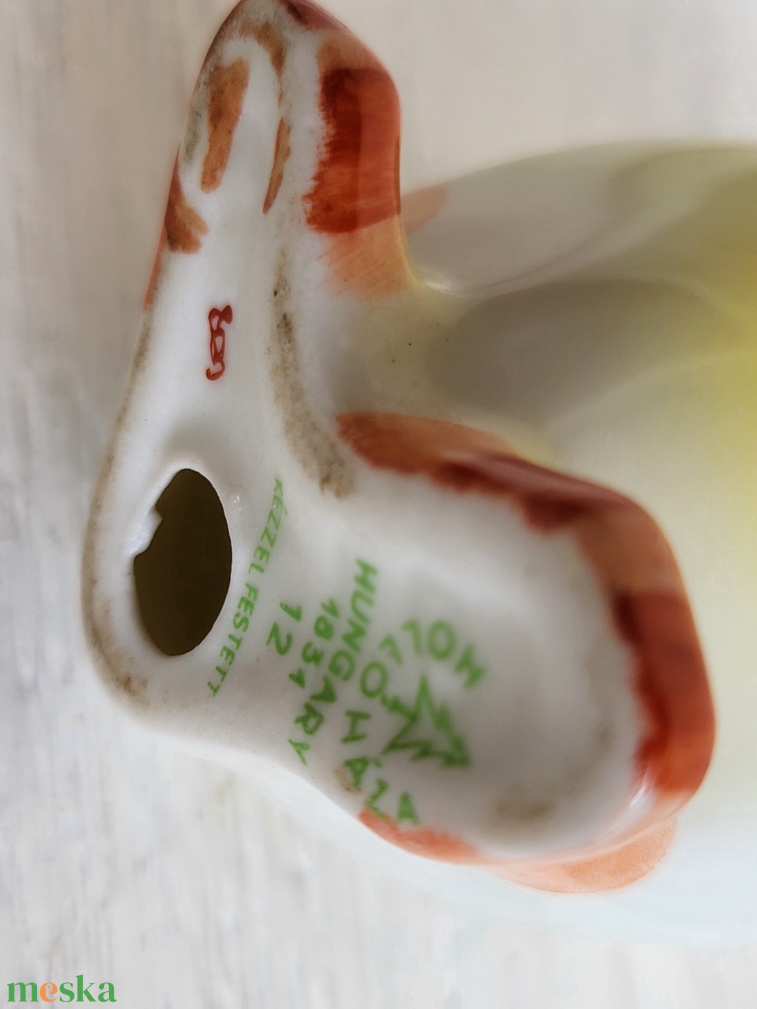 Hollóházi porcelán_kézzel festett liba, lúd figura - otthon & életmód - dekoráció - dekoratív figurák és szobrok - Meska.hu