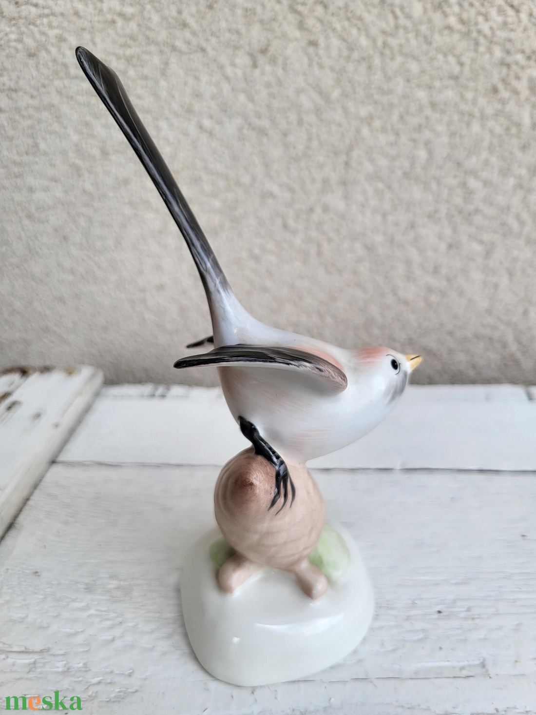 Aquincum Budapest porcelán madár figura 1. - otthon & életmód - dekoráció - dekoratív figurák és szobrok - Meska.hu