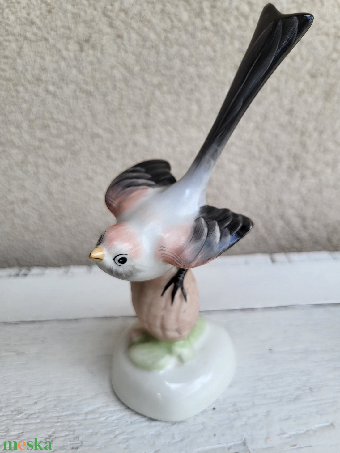 Aquincum Budapest porcelán madár figura 1. - otthon & életmód - dekoráció - dekoratív figurák és szobrok - Meska.hu
