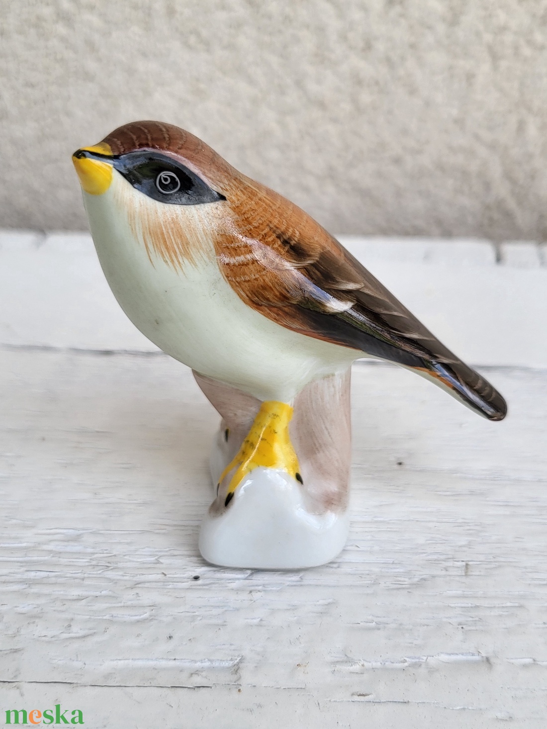 Aquincum Budapest porcelán madár figura 2. - otthon & életmód - dekoráció - dekoratív figurák és szobrok - Meska.hu