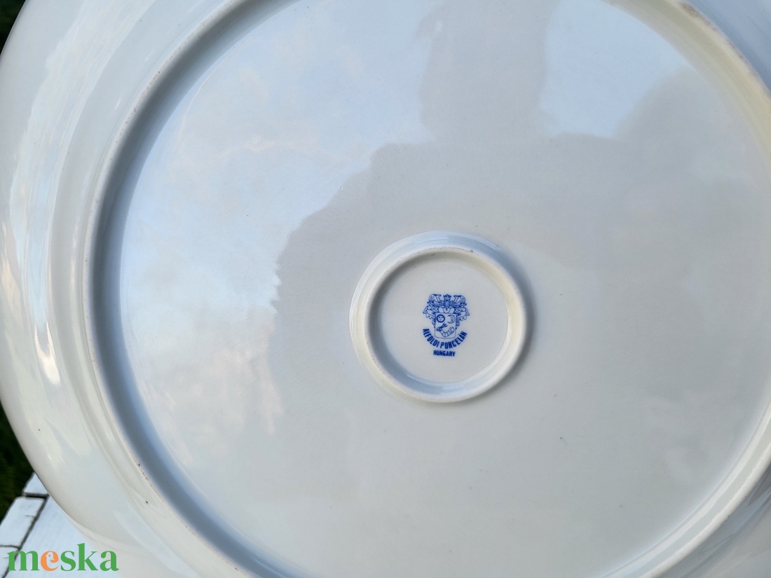 Alföldi porcelán_színes hajnalkás süteménykínáló tál - otthon & életmód - konyhafelszerelés, tálalás - tálalás - kínálótál - Meska.hu