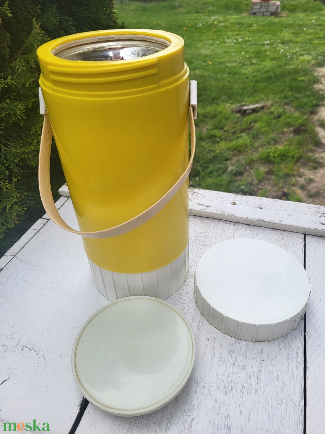 Vintage, retro, nagyméretű fagyis termosz - otthon & életmód - konyhafelszerelés, tálalás - italos kellékek - termoszok - Meska.hu