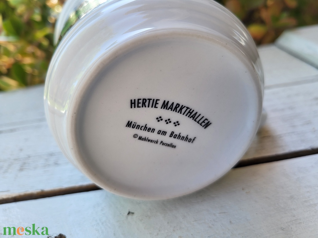 Hertie Markthallen porcelán_mesejelenetes, katicabogaras bögre  Őszi betakarítás  - otthon & életmód - konyhafelszerelés, tálalás - tálalás - bögre & csésze - Meska.hu