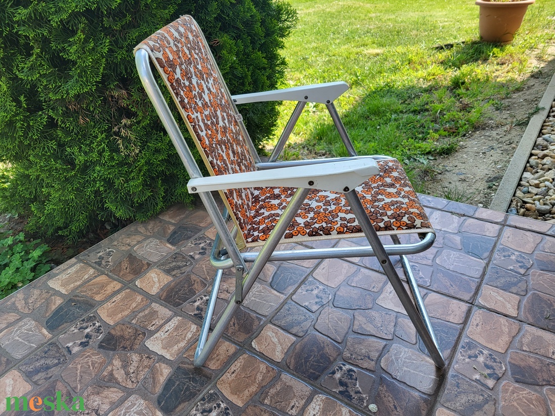 Vintage, retro, gyerek kempingszék_ritka! - baba - mama - babaszobabútor - gyerek szék, sámli - Meska.hu