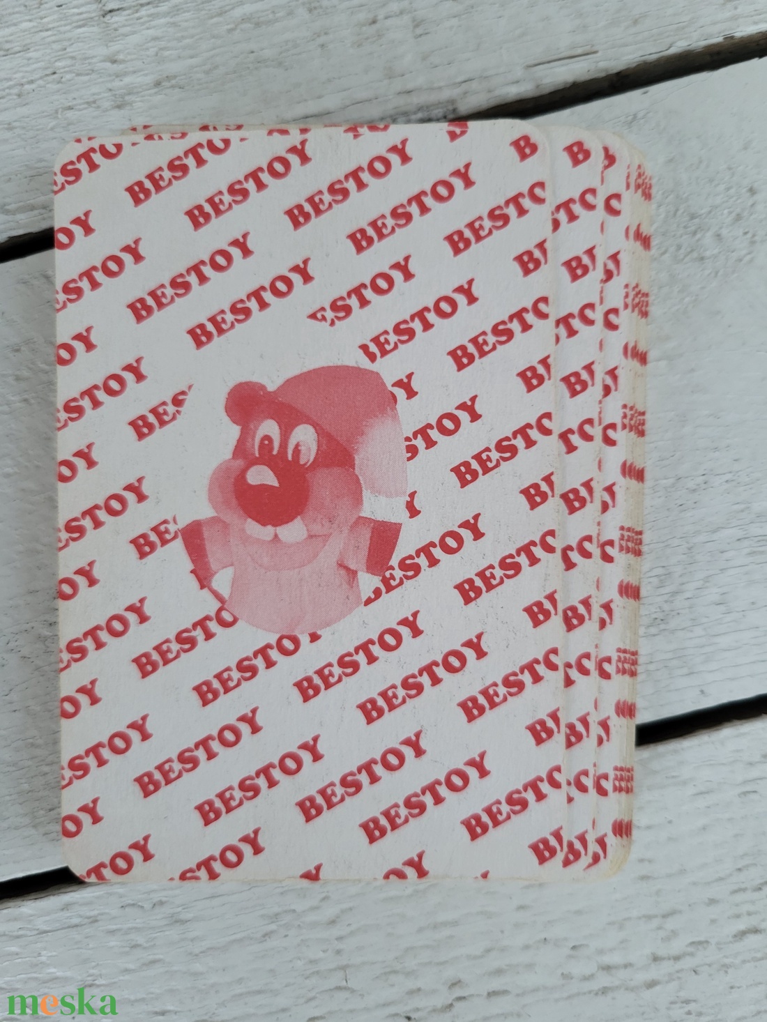 Vintage, retro Fekete Péter jellegű játékkártya_Hupikék törpikék - játék & sport - táblajáték és kártyajáték - kártya - Meska.hu
