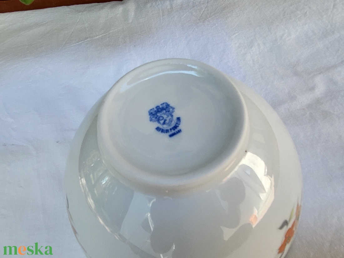 Alföldi porcelán_színes hajnalkás müzlis tál - otthon & életmód - konyhafelszerelés, tálalás - tálalás - tányér & étkészlet - Meska.hu