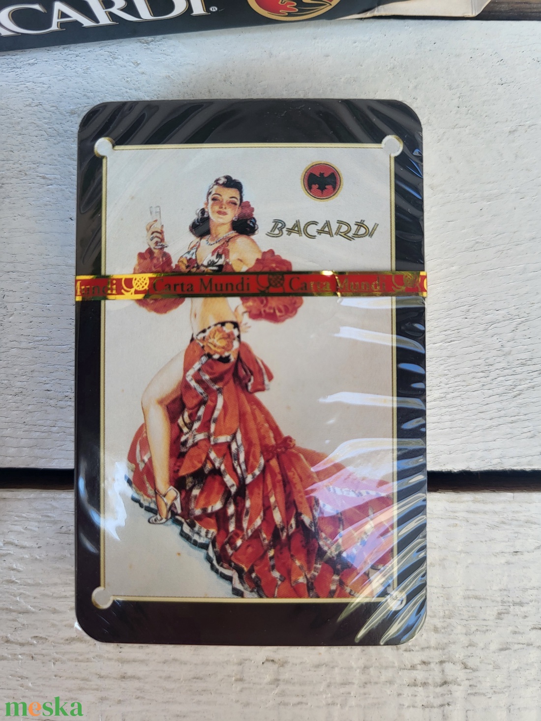 Vintage, Carta Mundi Bacardi franciakártya paklik bontatlan csomagban - játék & sport - táblajáték és kártyajáték - kártya - Meska.hu