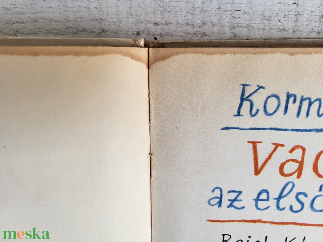 Kormos István: Vackor az első bében - könyv & zene - könyv - Meska.hu