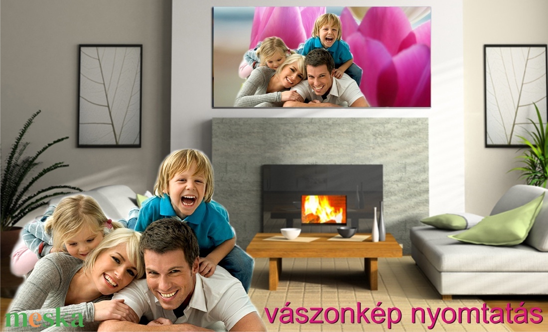 Vászonkép, a Te képed igazi festővászonra nyomtatva! akciós termékkép 1