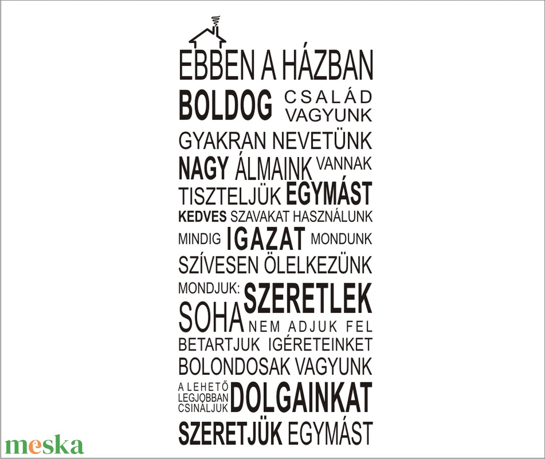 Házi áldás falmatrica - otthon & életmód - dekoráció - fali és függő dekoráció - falmatrica & tapéta - Meska.hu Házi áldás falmatrica - otthon & életmód - dekoráció - fali és függő dekoráció - falmatrica & tapéta - Meska.hu