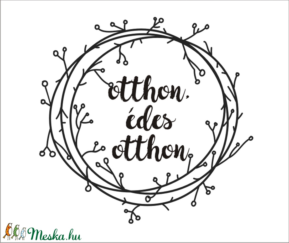 Otthon, édes otthon falmatrica - - Meska.hu Otthon, édes otthon falmatrica - - Meska.hu