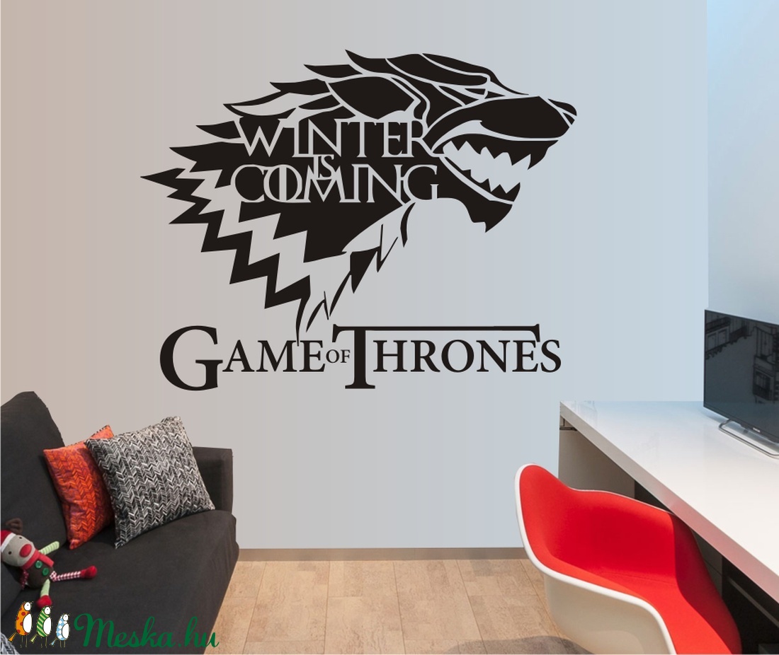 WINTER IS COMING - Trónok Harca falmatrica - - Meska.hu WINTER IS COMING - Trónok Harca falmatrica - - Meska.hu