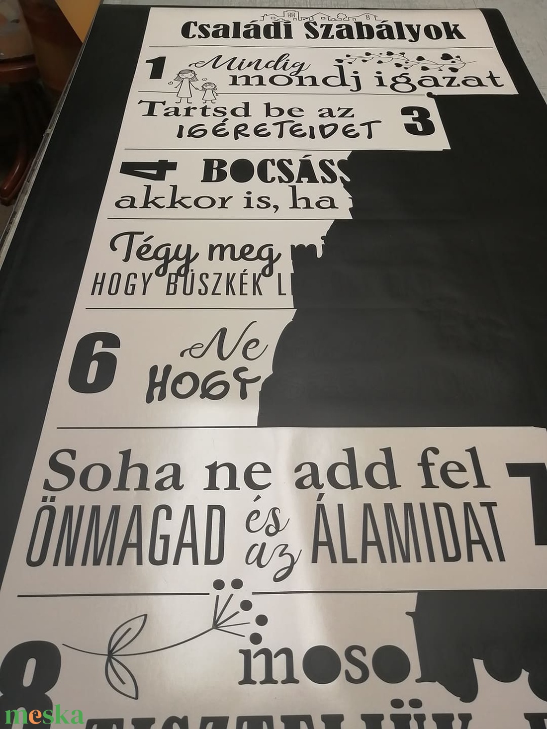 CSALÁDI SZABÁLYOK - falmatrica, melyek azok a szabályok, amelyek rád is vonatkoznak otthon? - otthon & életmód - dekoráció - fali és függő dekoráció - falmatrica & tapéta - Meska.hu CSALÁDI SZABÁLYOK - falmatrica, melyek azok a szabályok, amelyek rád is vonatkoznak otthon? - otthon & életmód - dekoráció - fali és függő dekoráció - falmatrica & tapéta - Meska.hu