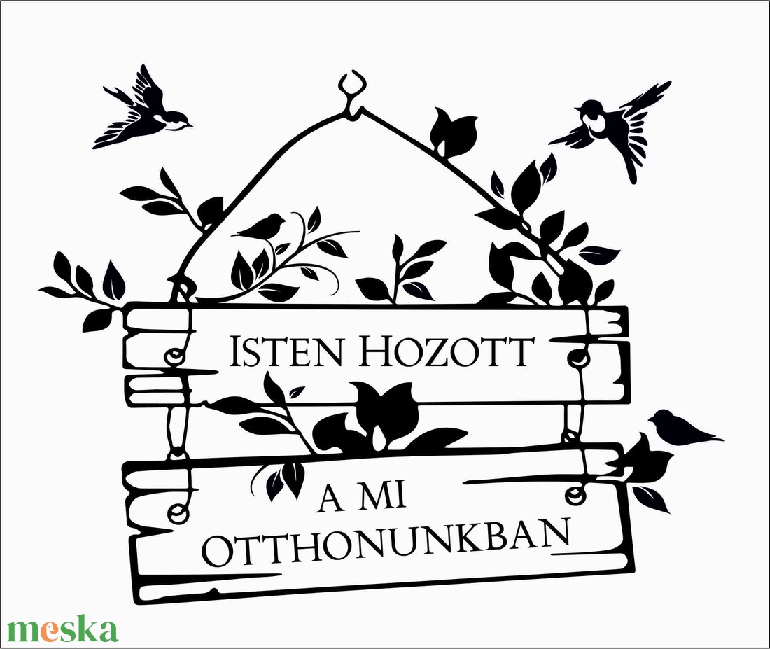 Isten hozott - falmatrica - otthon & lakás - dekoráció - fali és függő dekoráció - falmatrica & tapéta - Meska.hu