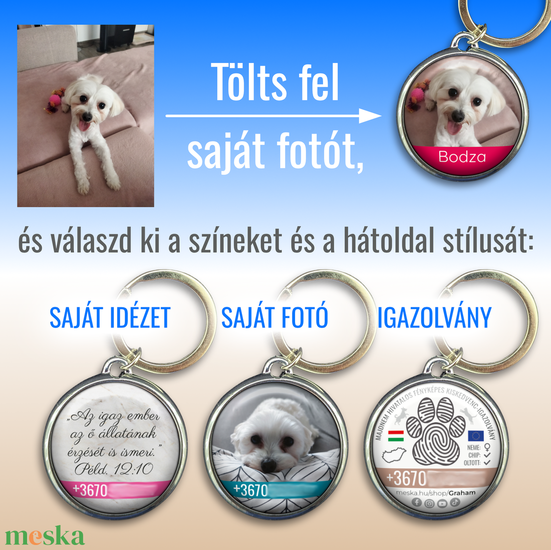 Egyedi kisállat biléta - otthon & életmód - kisállatoknak - kutyáknak - kutya biléta - Meska.hu