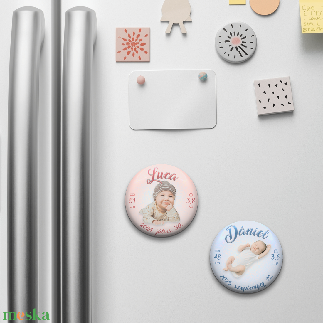 Babaköszöntő hűtőmágnes - otthon & életmód - konyhafelszerelés, tálalás - konyhai dekoráció - hűtőmágnes - Meska.hu
