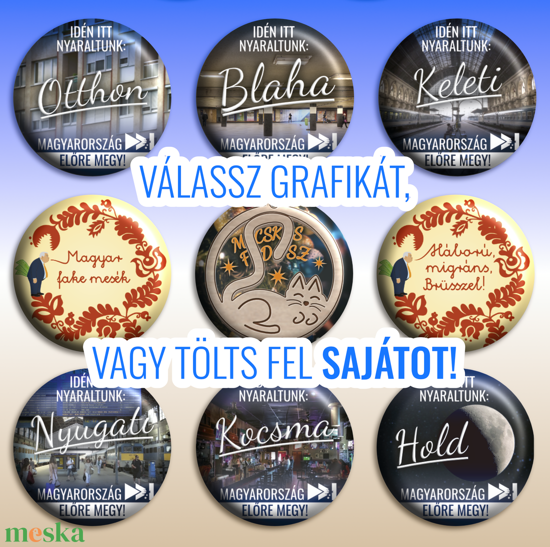 Egyedi kitűzők - ékszer - kitűző és bross - Meska.hu