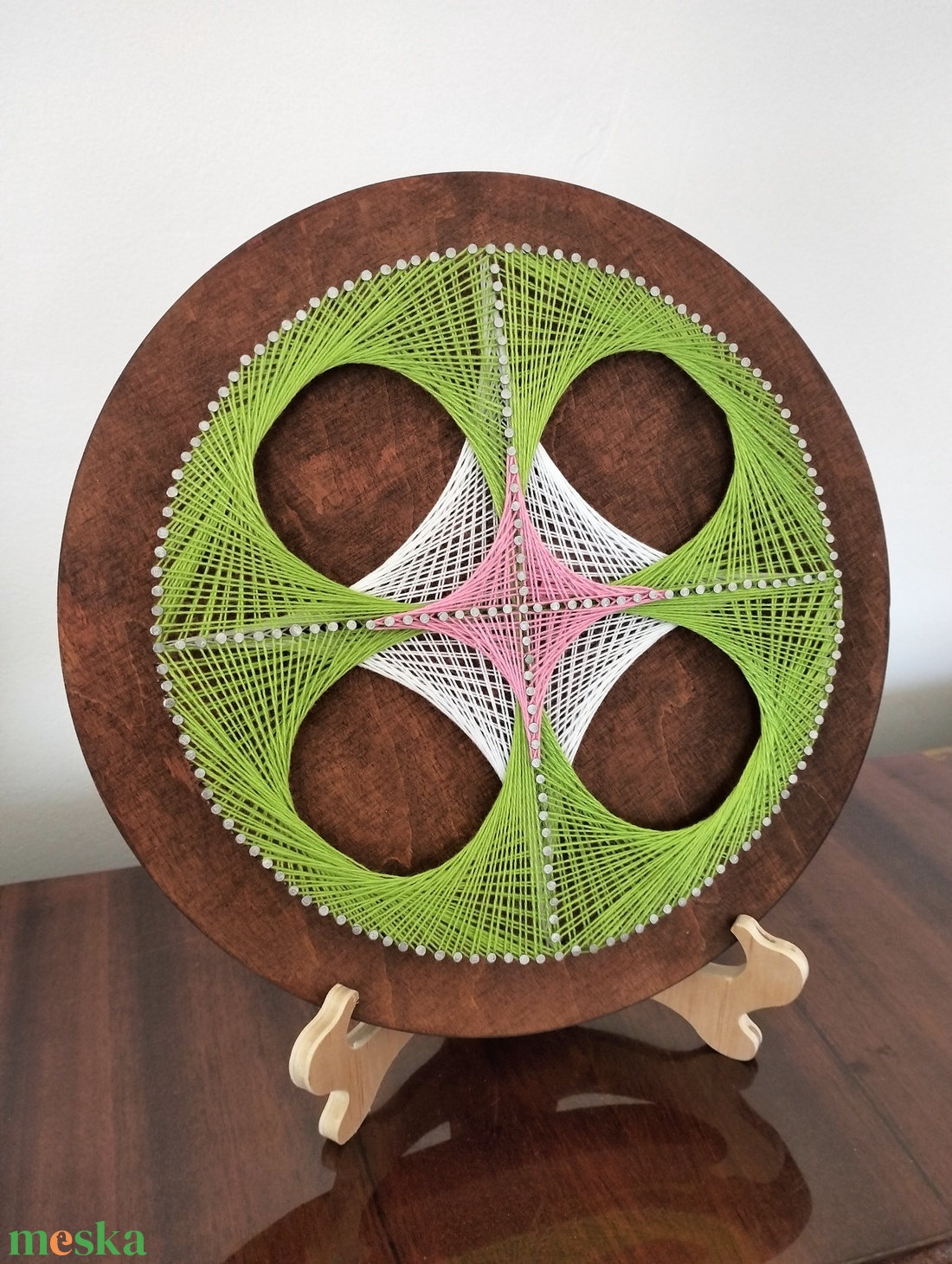 String Art - fonalművészet - TAVASZ - otthon & életmód - dekoráció - fali és függő dekoráció - falra akasztható dekor - Meska.hu