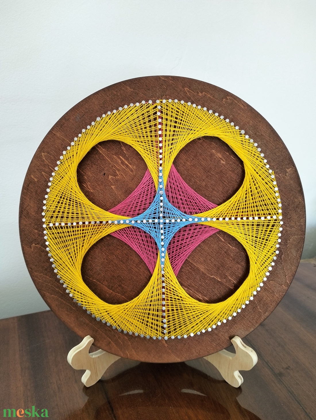 String Art - fonalművészet - NYÁR - otthon & életmód - dekoráció - fali és függő dekoráció - falra akasztható dekor - Meska.hu