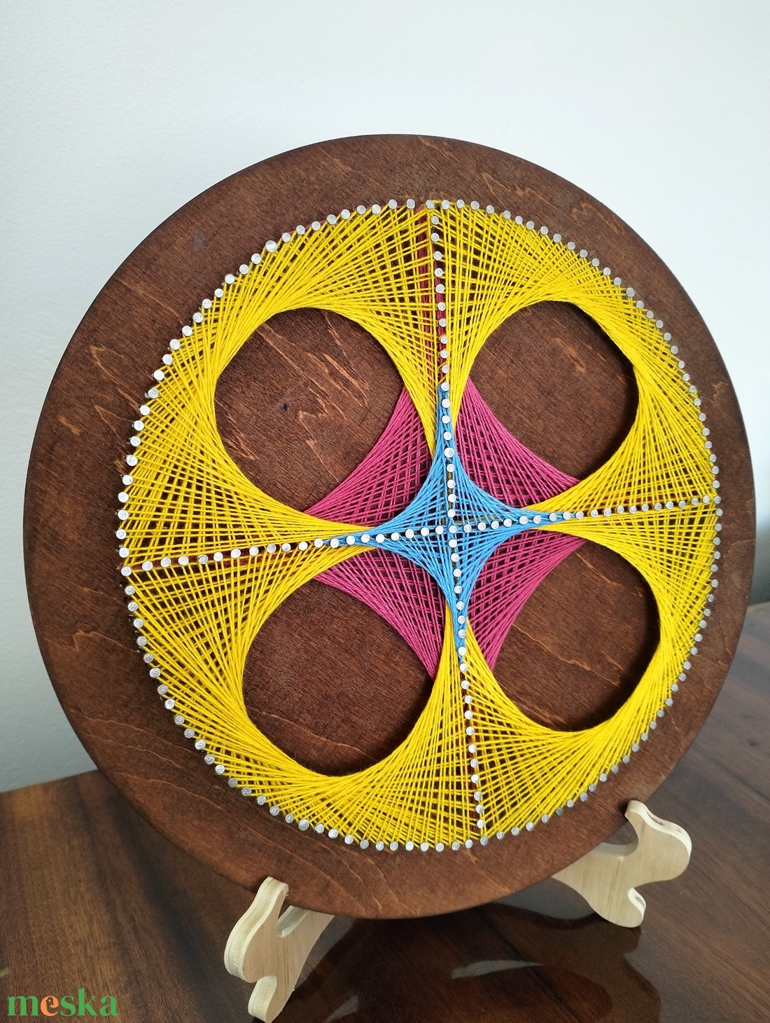 String Art - fonalművészet - NYÁR - otthon & életmód - dekoráció - fali és függő dekoráció - falra akasztható dekor - Meska.hu