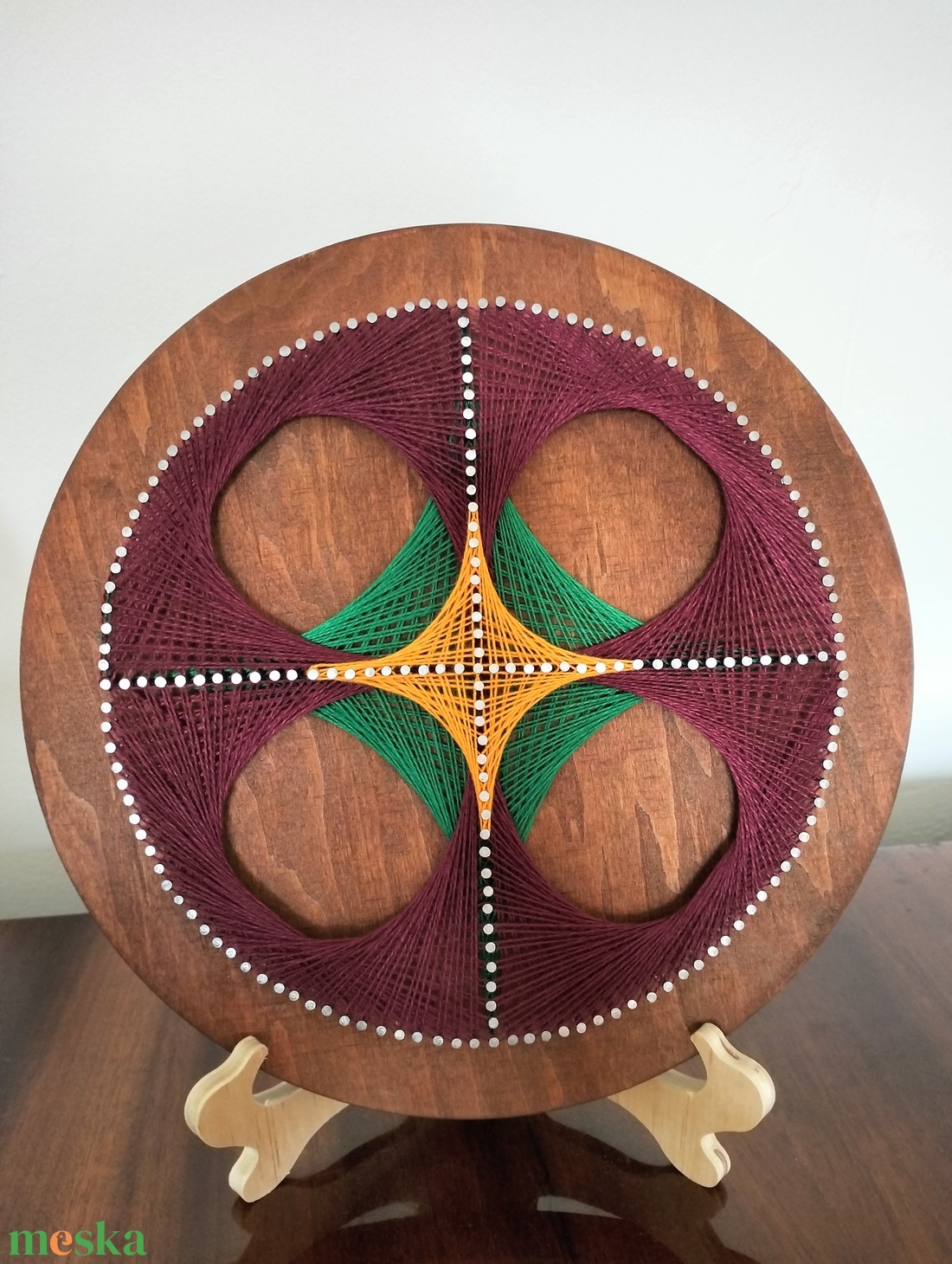 String Art - fonalművészet - ŐSZ - otthon & életmód - dekoráció - fali és függő dekoráció - falra akasztható dekor - Meska.hu