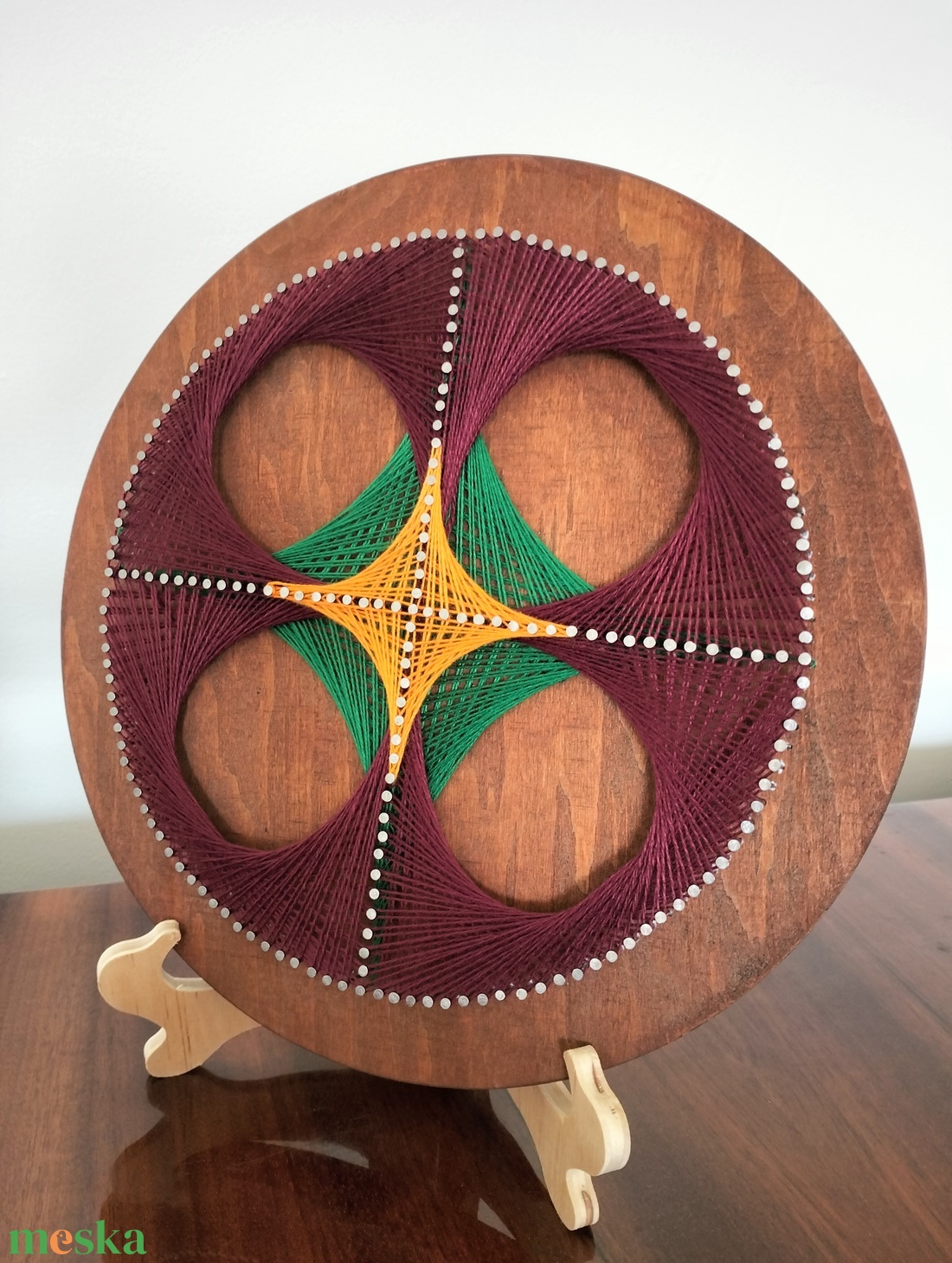 String Art - fonalművészet - ŐSZ - otthon & életmód - dekoráció - fali és függő dekoráció - falra akasztható dekor - Meska.hu