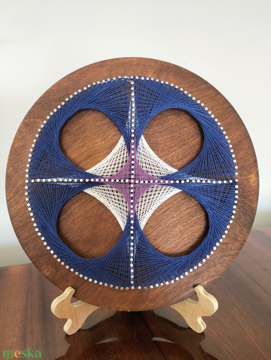 String Art - fonalművészet - TÉL - otthon & életmód - dekoráció - fali és függő dekoráció - falra akasztható dekor - Meska.hu