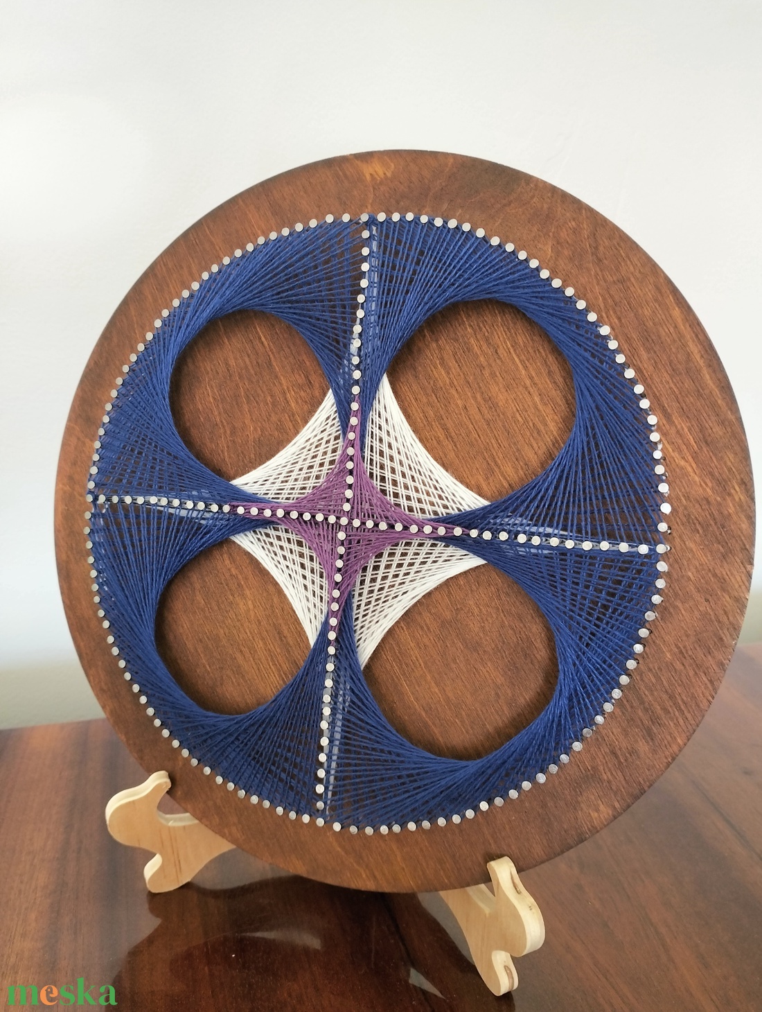 String Art - fonalművészet - TÉL - otthon & életmód - dekoráció - fali és függő dekoráció - falra akasztható dekor - Meska.hu