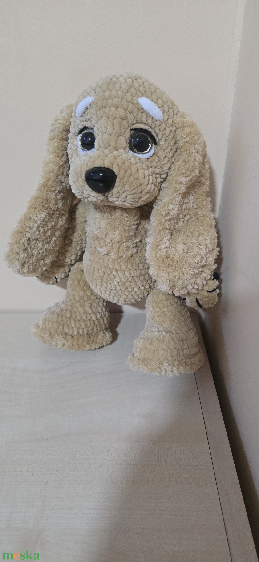 Spániel kutyus - játék & sport - plüssállat & játékfigura - kutya - Meska.hu