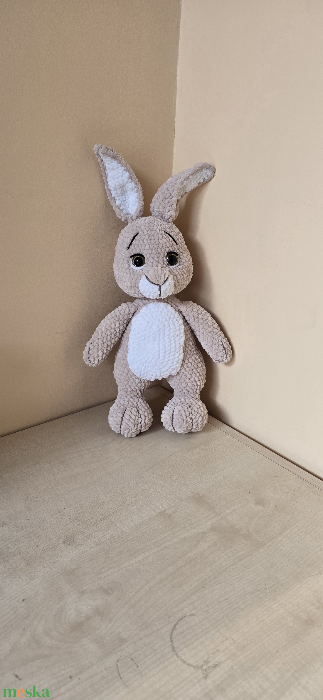 Horgolt nyuszi - játék & sport - plüssállat & játékfigura - nyuszi - Meska.hu