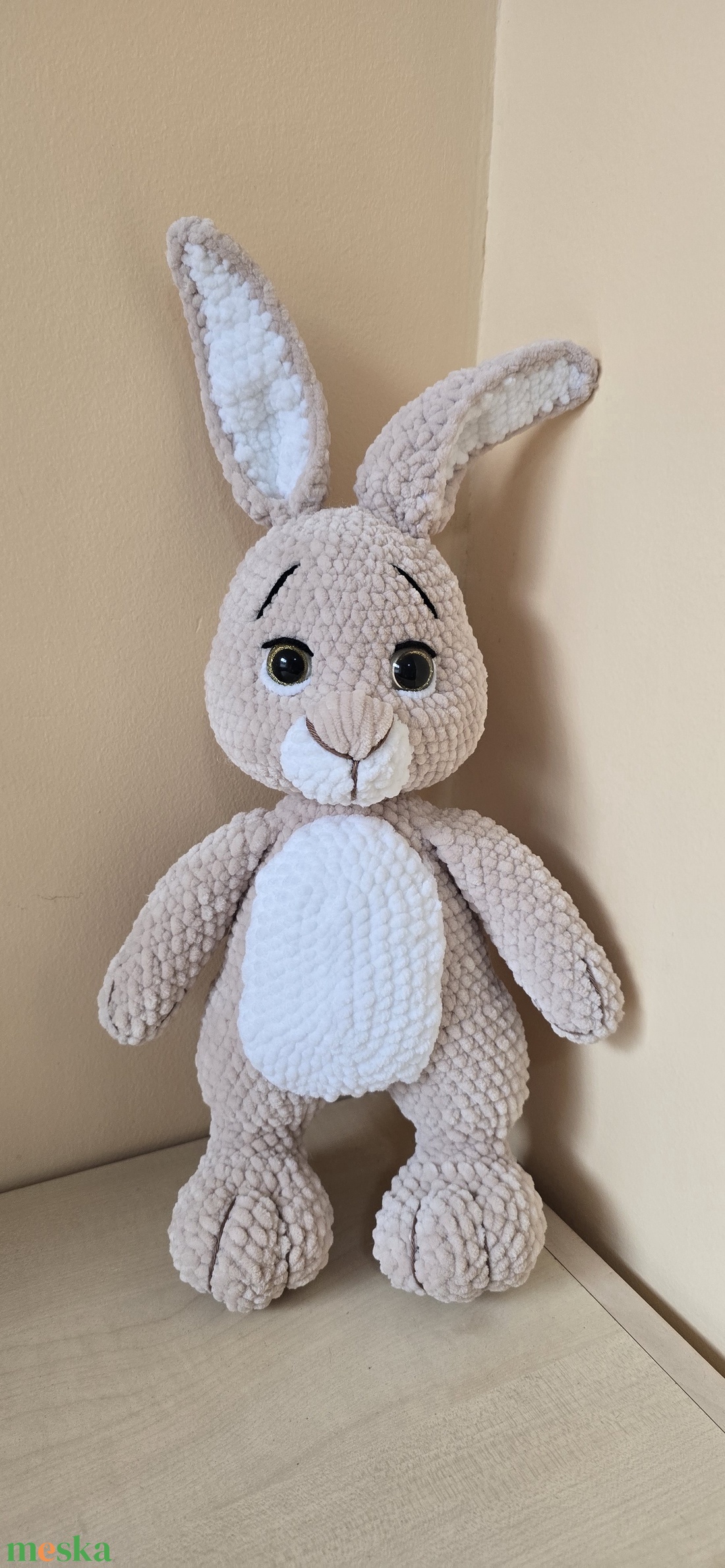 Horgolt nyuszi - játék & sport - plüssállat & játékfigura - nyuszi - Meska.hu