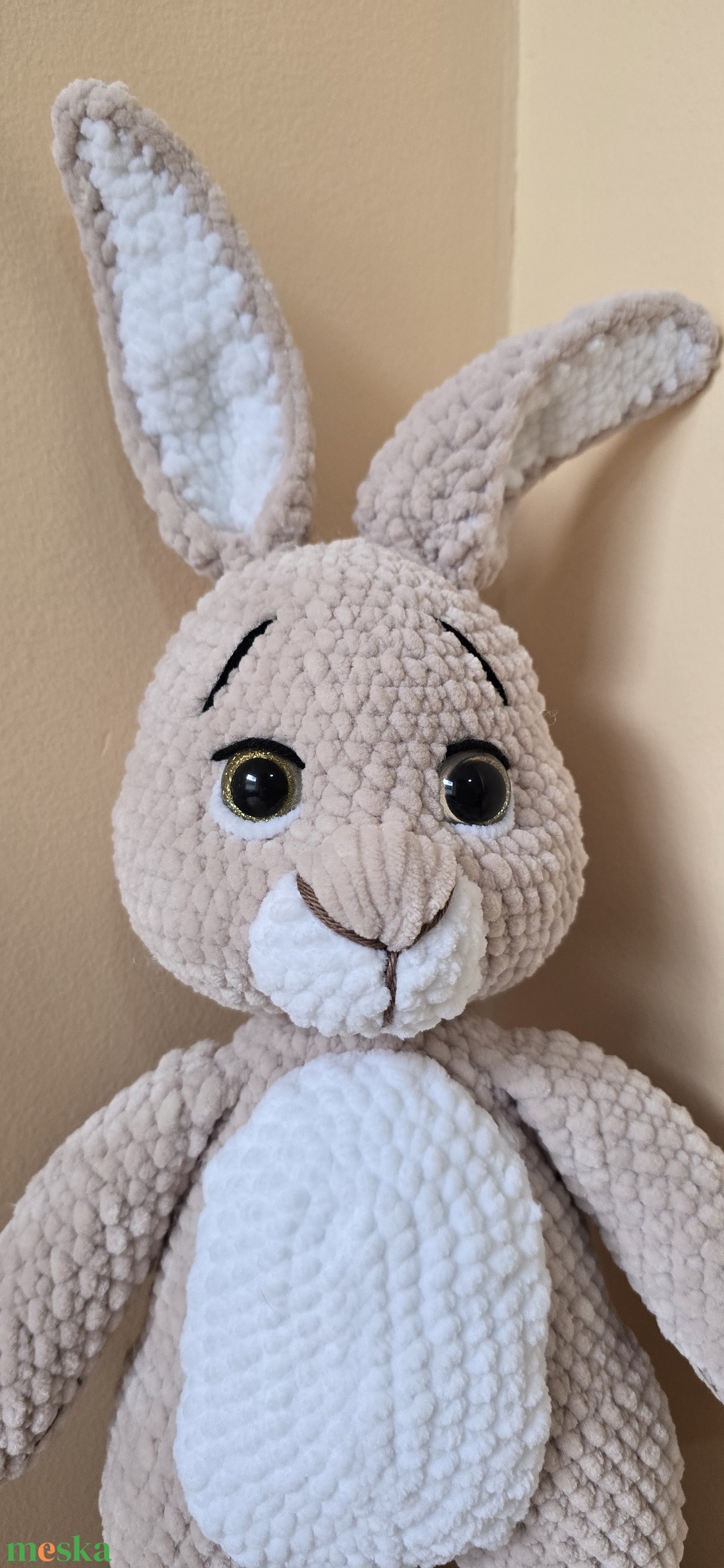 Horgolt nyuszi - játék & sport - plüssállat & játékfigura - nyuszi - Meska.hu