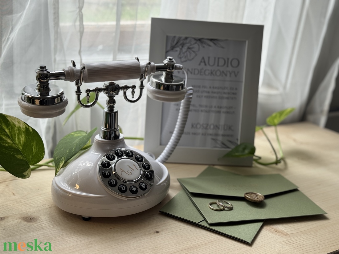 Telefonos vendégkönyv - esküvő - emlék & ajándék - vendégkönyv - Meska.hu