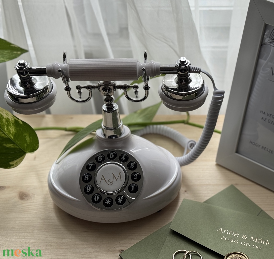 Telefonos vendégkönyv - esküvő - emlék & ajándék - vendégkönyv - Meska.hu