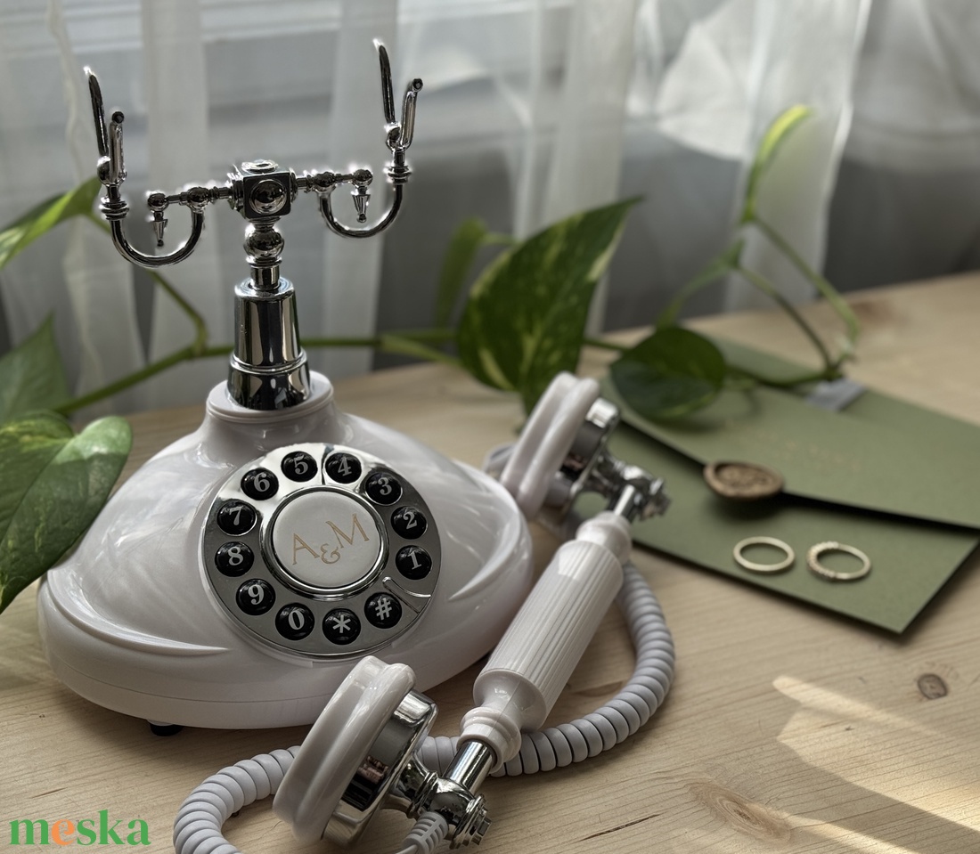 Telefonos vendégkönyv - esküvő - emlék & ajándék - vendégkönyv - Meska.hu