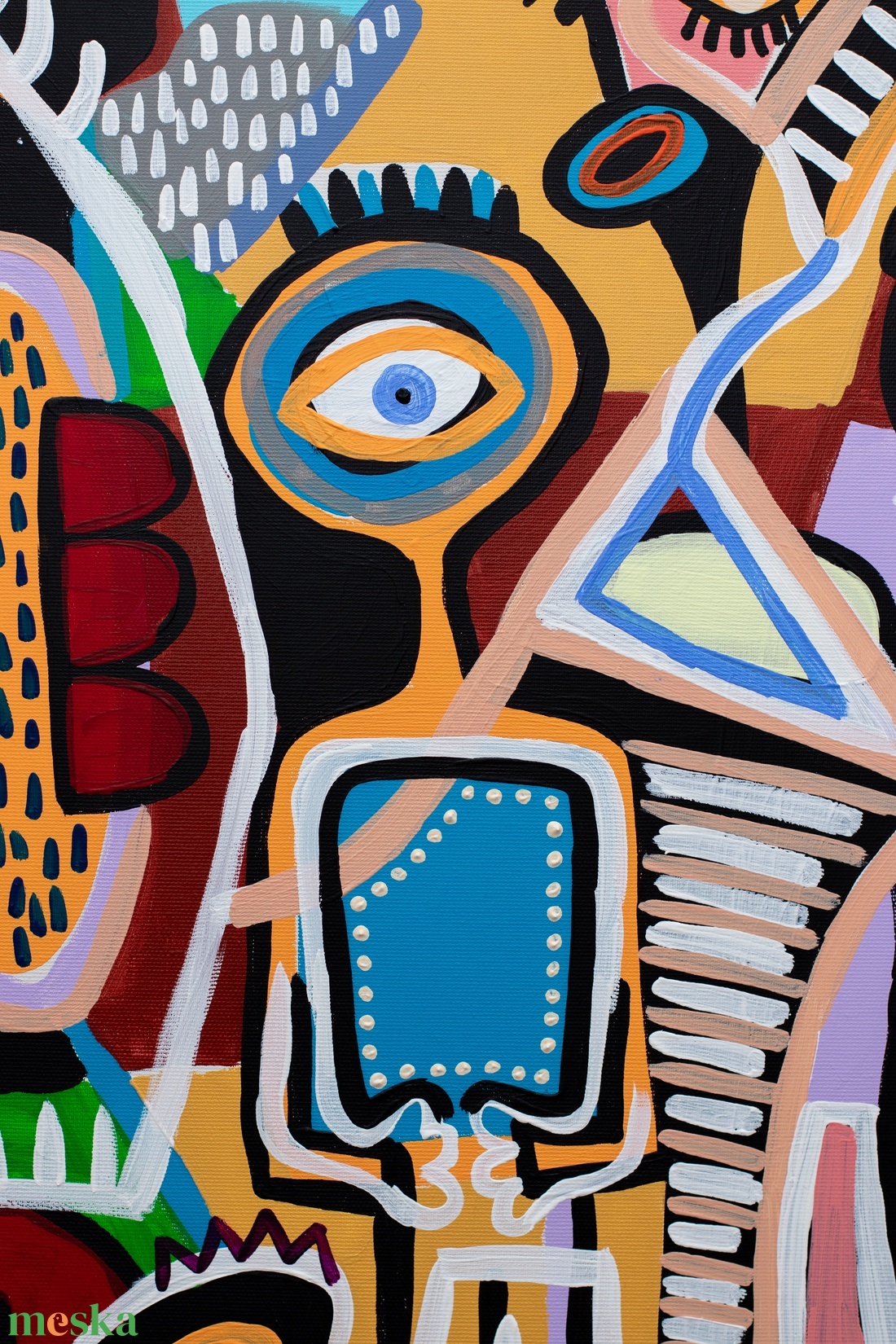 Kompozíció - művészet - festmény - akril - Meska.hu