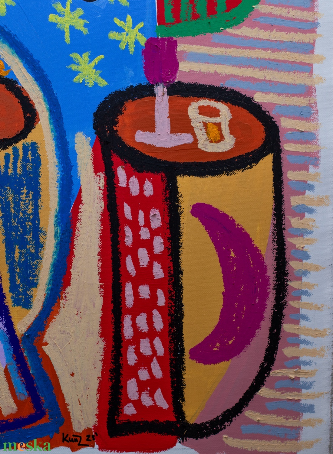 Nosztalgia - művészet - festmény - akril - Meska.hu