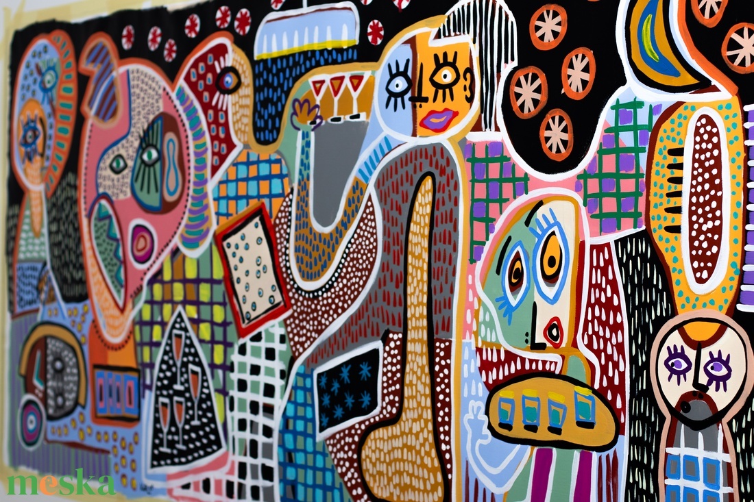 Farewell evening - művészet - festmény - akril - Meska.hu