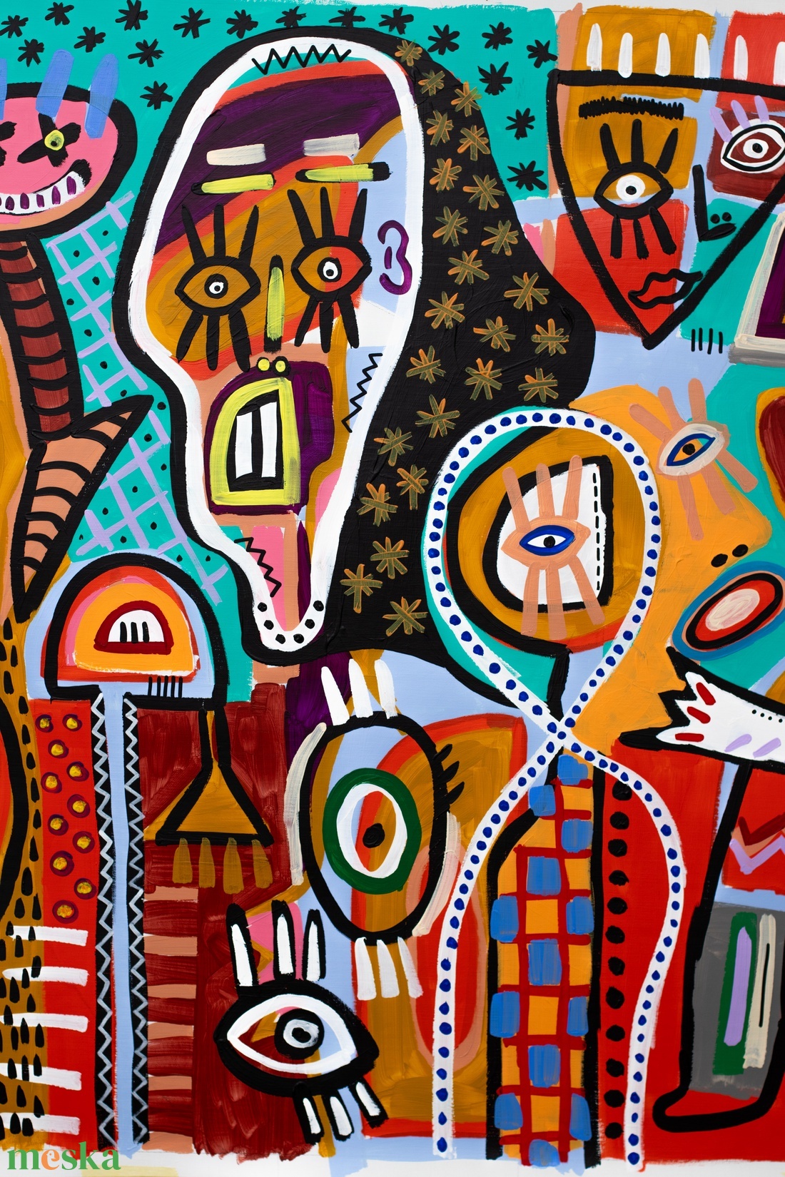 A ébredező Párizs - művészet - festmény - akril - Meska.hu