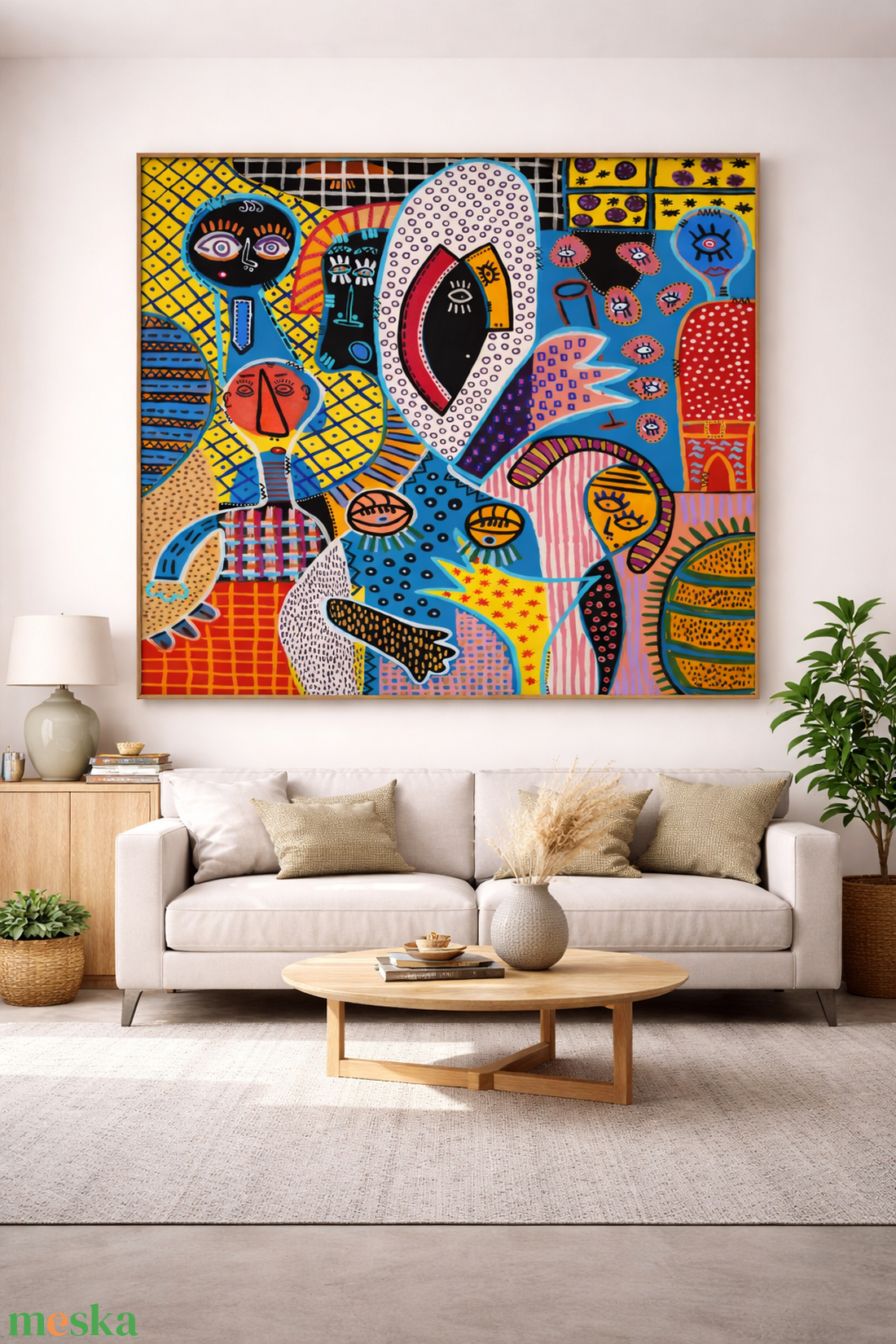 Nana és Georges - művészet - festmény - akril - Meska.hu