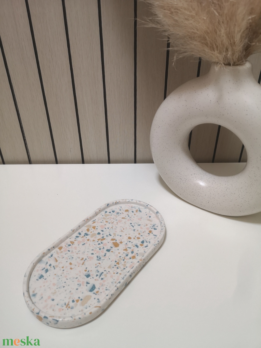 Marine terrazzo ovális tálca és tároló pohár szett - otthon & életmód - dekoráció - asztal és polc dekoráció - dekorációs tál, tartó - Meska.hu Marine terrazzo ovális tálca és tároló pohár szett - otthon & életmód - dekoráció - asztal és polc dekoráció - dekorációs tál, tartó - Meska.hu
