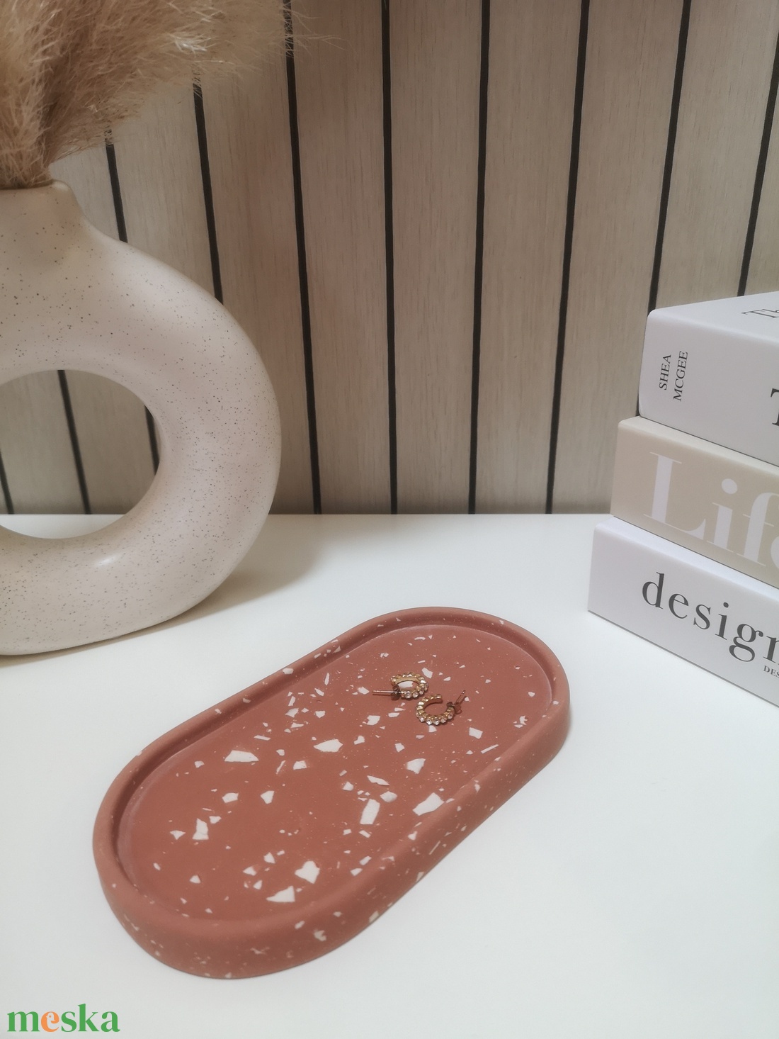 Ovális tálca - otthon & életmód - dekoráció - asztal és polc dekoráció - dekorációs tál, tartó - Meska.hu